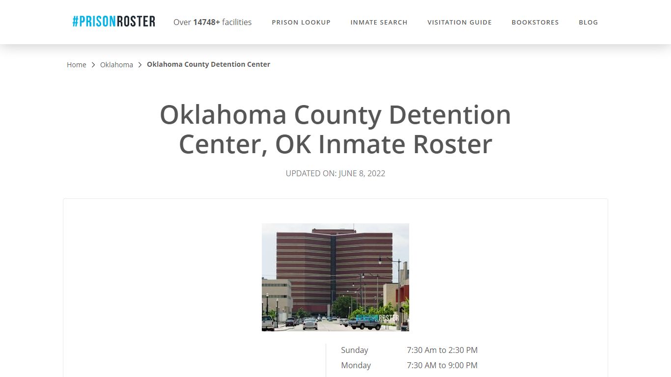 Oklahoma County Detention Center, OK Inmate Roster - Prisonroster